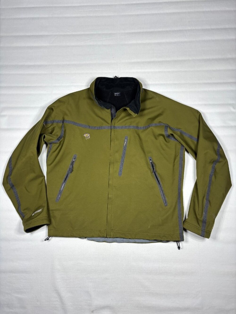 Vintage Mountain Hardwear Conduit Synchro Softshell Jacket Mens XL Green Y2K